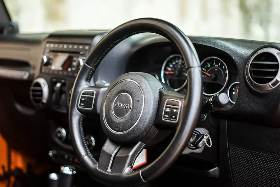 Jeep Rubicon Sahara Orange – Convertible & Off-Road Self-Drive Rental in Bali | The Fun Trev (BG.10)