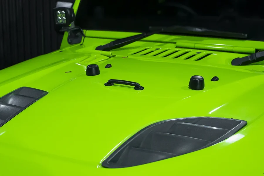 Jeep Rubicon Sahara Mountain – Neon Green Off-Road Rental in Bali | The Fun Trev (BG.11)