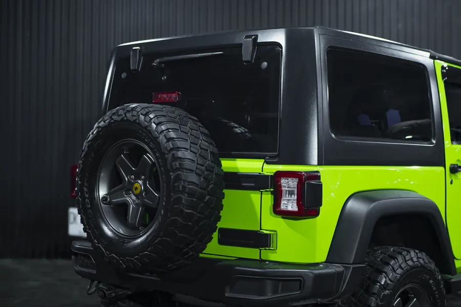 Jeep Rubicon Sahara Mountain – Neon Green Off-Road Rental in Bali | The Fun Trev (BG.11)