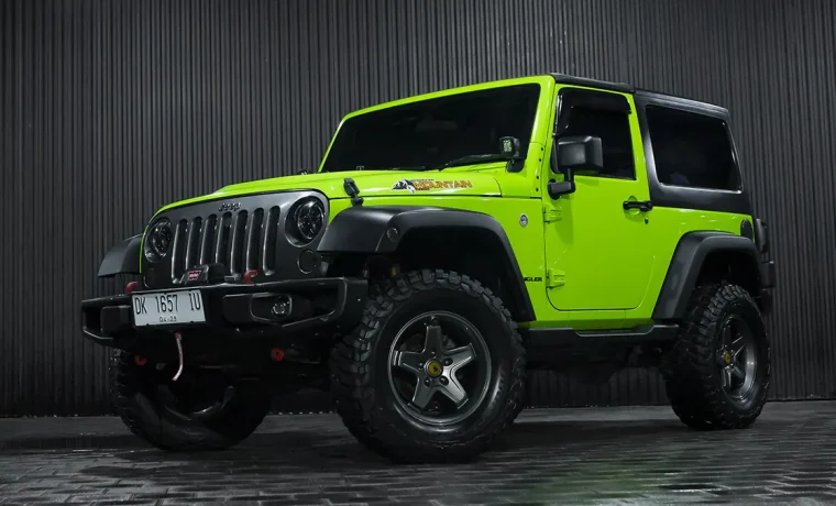 Jeep Rubicon Sahara Mountain – Neon Green Off-Road Rental in Bali | The Fun Trev (BG.11)