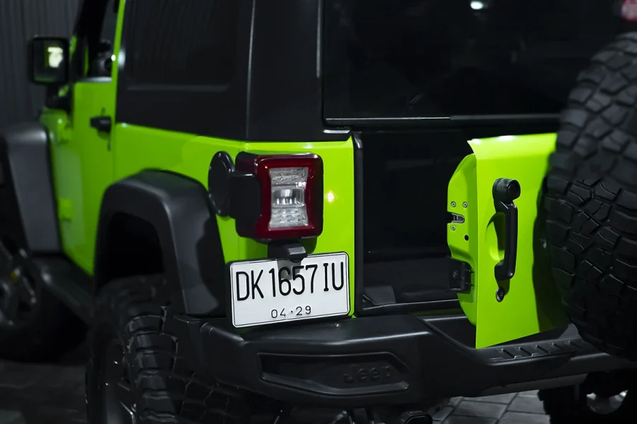 Jeep Rubicon Sahara Mountain – Neon Green Off-Road Rental in Bali | The Fun Trev (BG.11)