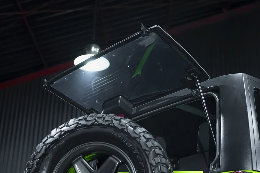 Jeep Rubicon Sahara Mountain – Neon Green Off-Road Rental in Bali | The Fun Trev (BG.11)