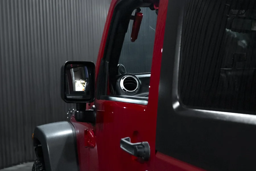 Jeep Rubicon Sahara Red – Convertible & Off-Road Car Rental in Bali | The Fun Trev (BG.09)