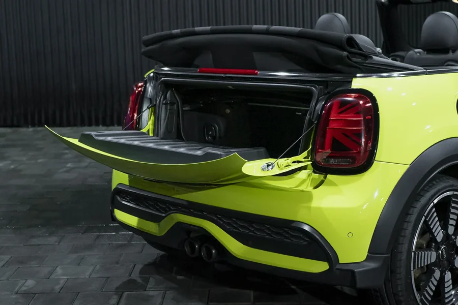 MINI Cooper Cabrio S Zesty Yellow 2023 – Convertible Car in Bali | The Fun Trev (BG.08)