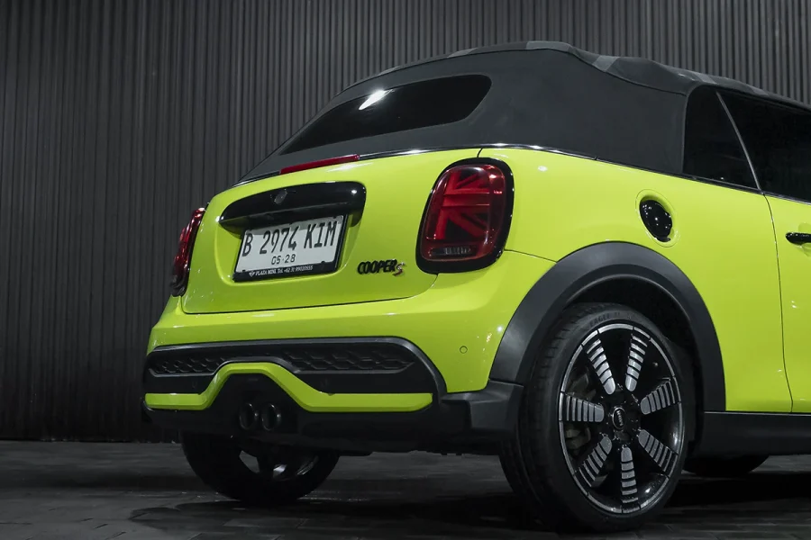 MINI Cooper Cabrio S Zesty Yellow 2023 – Convertible Car in Bali | The Fun Trev (BG.08)