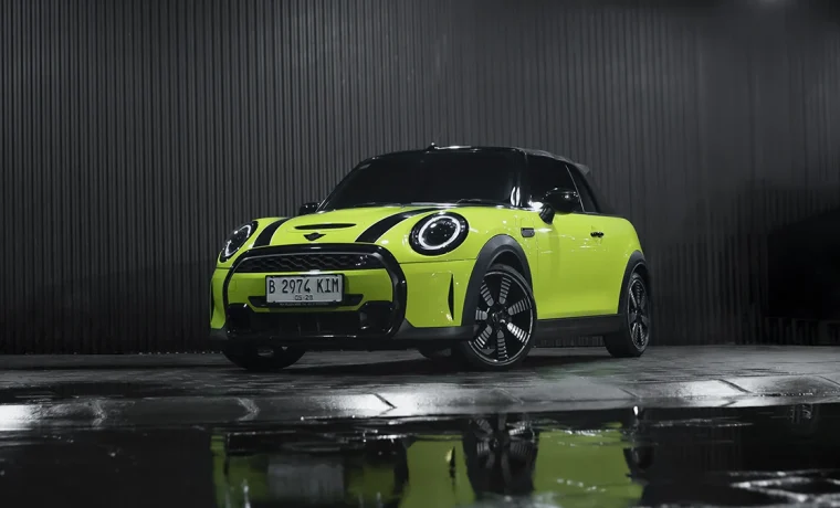 MINI Cooper Cabrio S Zesty Yellow 2023 – Convertible Car in Bali | The Fun Trev (BG.08)