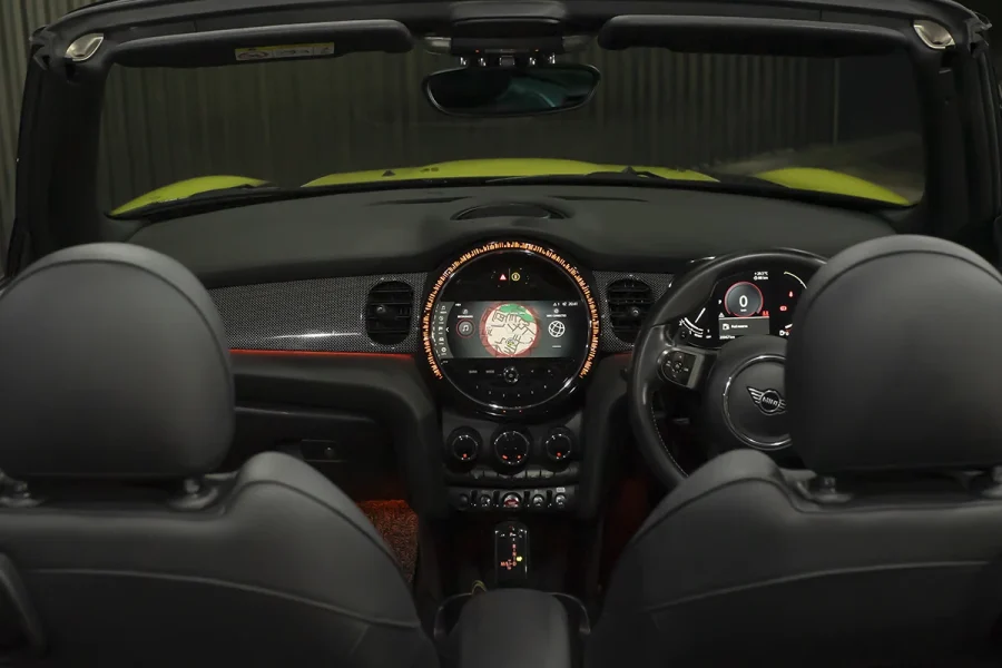 MINI Cooper Cabrio S Zesty Yellow 2023 – Convertible Car in Bali | The Fun Trev (BG.08)