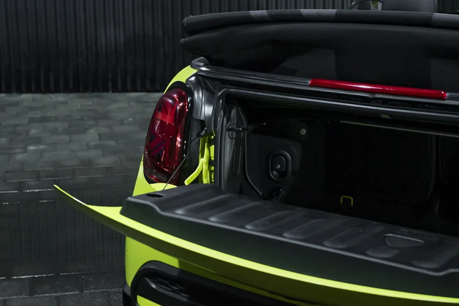 MINI Cooper Cabrio S Zesty Yellow 2023 – Convertible Car in Bali | The Fun Trev (BG.08)