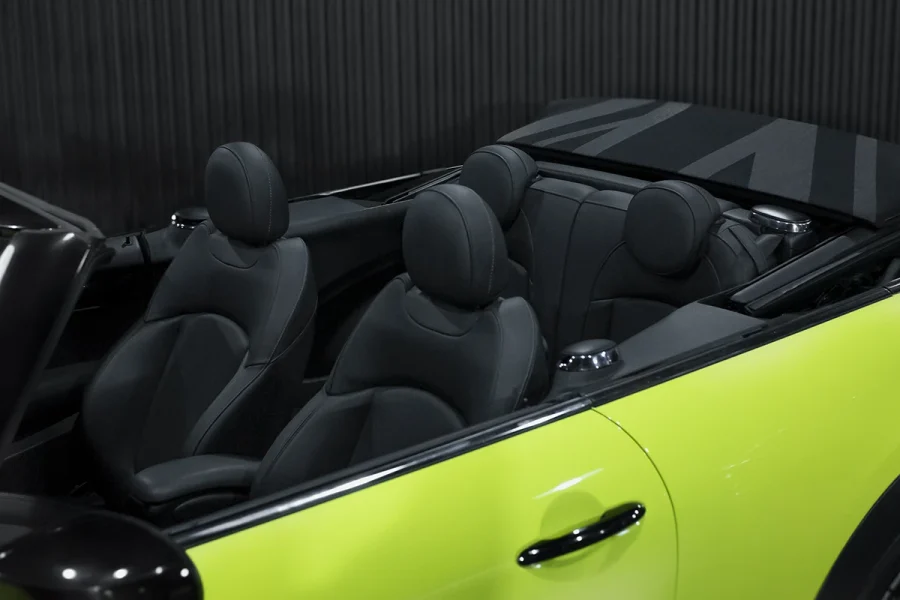 MINI Cooper Cabrio S Zesty Yellow 2023 – Convertible Car in Bali | The Fun Trev (BG.08)