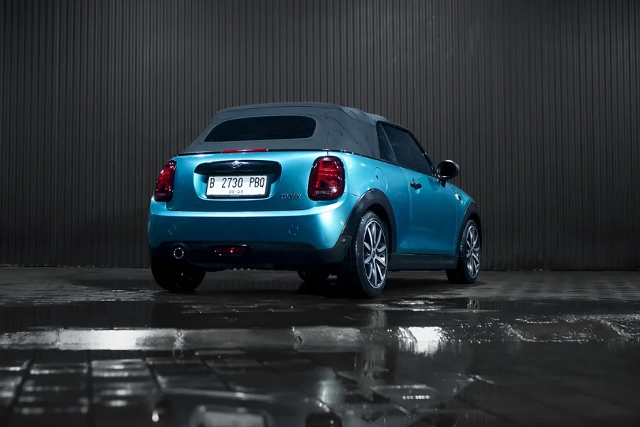 MINI Cooper Cabriolet Blue – Convertible Car Rental in Bali | The Fun Trev (BG.06)