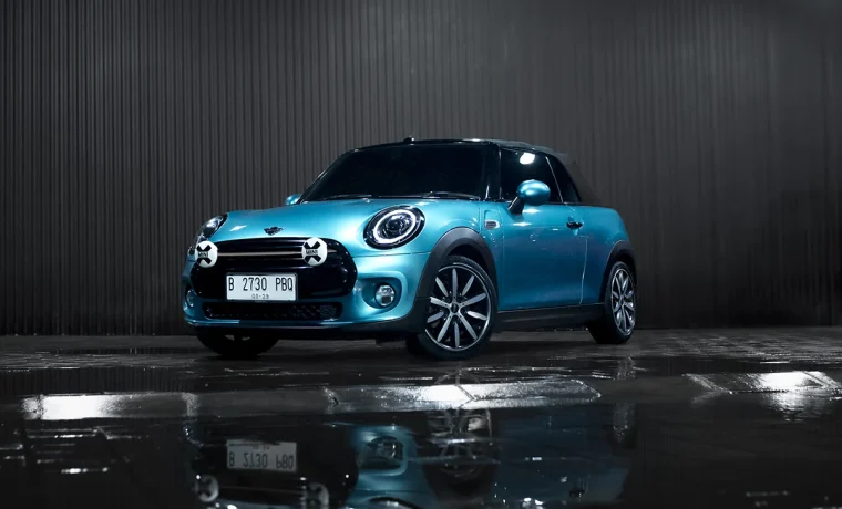 MINI Cooper Cabriolet Blue – Convertible Car Rental in Bali | The Fun Trev (BG.06)