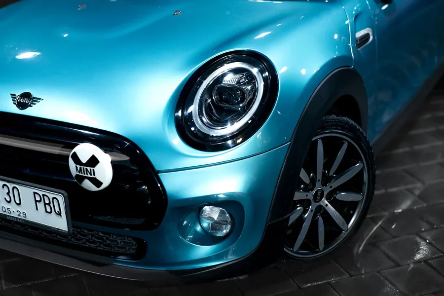 MINI Cooper Cabriolet Blue – Convertible Car Rental in Bali | The Fun Trev (BG.06)