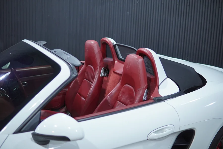 Porsche 718 Boxster – White 2023 – Luxury Convertible Self-Drive in Bali | The Fun Trev (BG.16)
