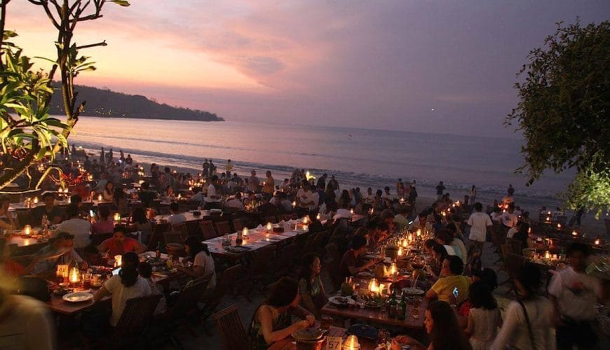 Jimbaran seafood dinner