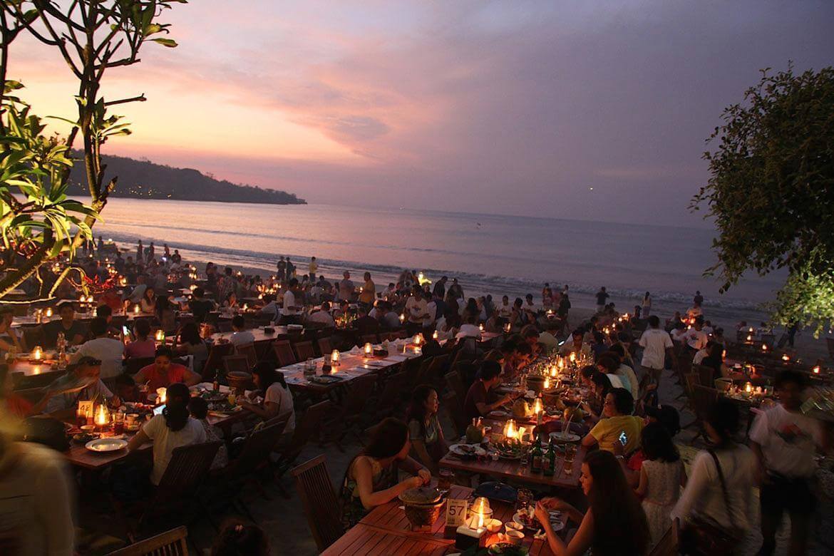 Jimbaran seafood dinner